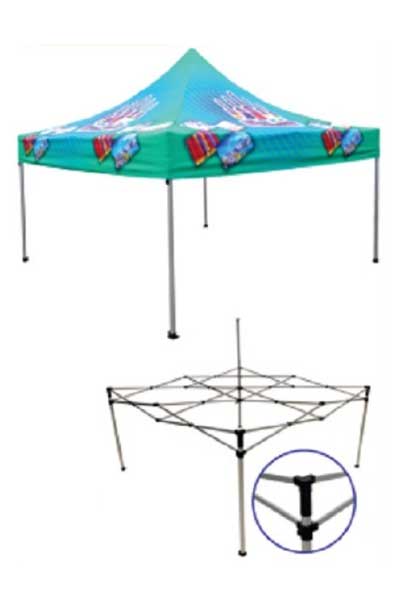 Gazebo 4 | Cloth Print | With/Without Full Colour | Roof Print: 3000mm x 3000mm | Side Wall Print: 3000mm x 1900mm